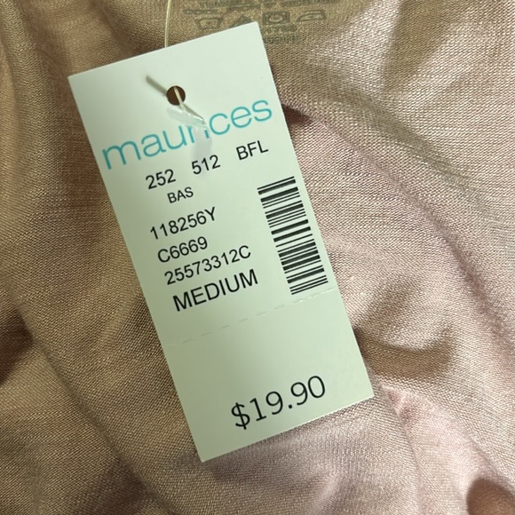 Maurice’s light pink blouse‎ Women’s Size: Medium NWT - Picture 5 of 5